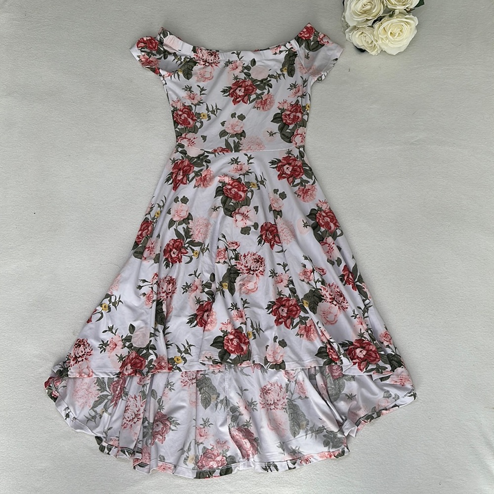 ARDENE floral high low dress SIZE XS